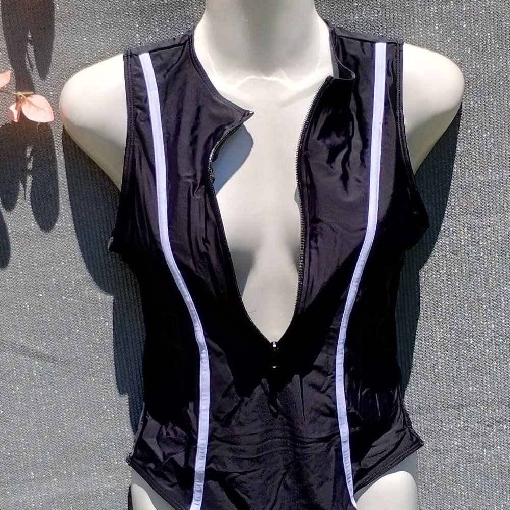 Zip Front (M) One Piece